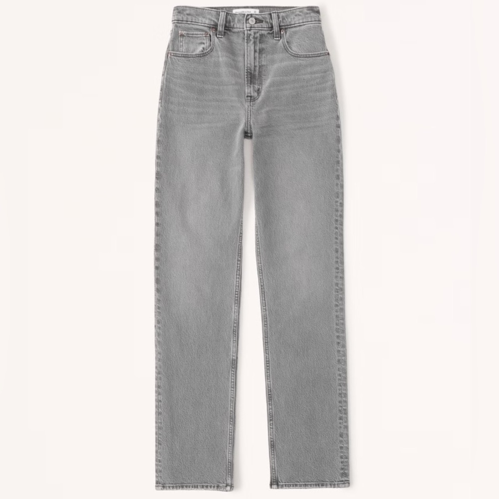 Abercrombie 90’s straight ultra high rise jeans